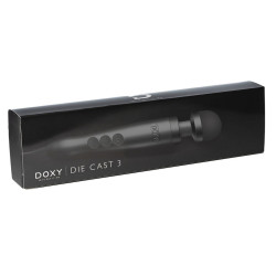Doxy Wand Doxy Die Cast 3 28cm Noir - Tête 45mm